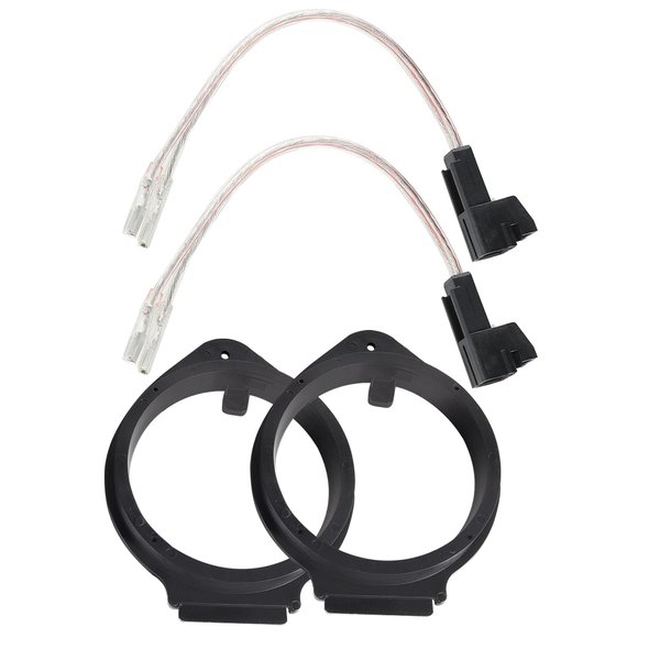 NuIth 6.5 inch Speaker Adapter Bracket W/Speaker Wire Harness Select for GM GMC Chevy Buick Cadillac 1993-2007 6.5” Aftermarket Front Rear Door Speaker Spacer Ring Wiring Harness