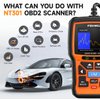 FOXWELL NT301 OBD2 Scanner Live Data Professional Mechanic OBDII Diagnostic Code Reader Tool for Check Engine Light