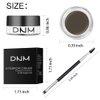 evpct 2Pc Eyebrows Gel Brow Pomade Set with Dual-ended Brush Long lasting Waterproof pintura lapiz maquillaje pomada para delineador gel de cejas perfectas kit Eyebrow Powder Pencil Paste,MEDIUM BROWN