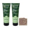 Bath & Body Works Aromatherapy Zen Garden Moisturizing Body Wash 2 Pack with a Himalayan Salts Springs Sample Soap
