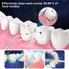 Portable Oral Irrigator Water Flosser Dental Water Toothbrush Toothpick Nasal Irrigator Implement Teeth Cleaner Oral Hygiene flossers for Home Travel with 5pcs Nozzles (Nozzle and Tongue Scraper)