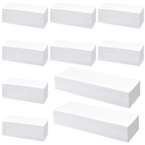 1000 Pieces Wax Strips Non-woven Waxing Strips Wax Removal Strips Body Facial Hair Removal Wax Strips for Women and Men Hair Removal Use, 2 Sizes