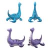 Self standing Dinosaur Tyrannosaurus Animal Balloons for Birthday Party Baby Shower Decoration Kit Inflatable Party Supplies Decorations Gift Kids and Adults (3D Plesiosaur Purple)