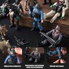 3 otters 12PCS Army Men Toy Soldiers, Special Operation Soldier Military Action Figures Playset with Weapons Army Dogs for Kids Birthday