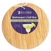 Totally Bamboo Barkeeper's Salt Box, Margarita Salt Rimmer for Cocktail Drinks, Home Bar Accessory with Magnetic Swivel Lid