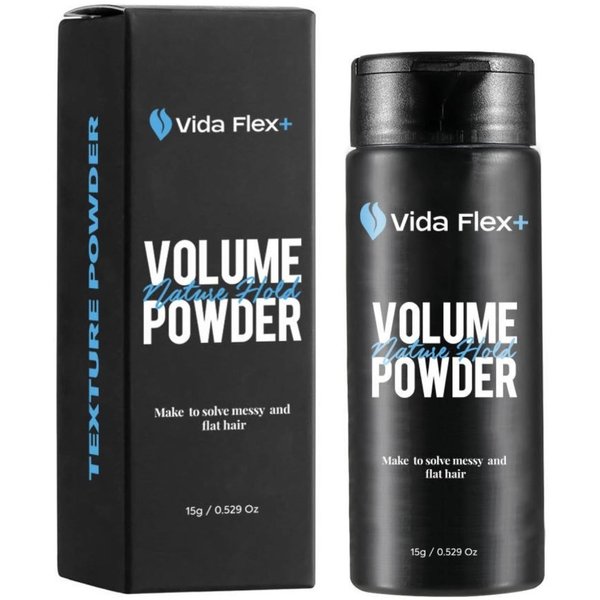 Vida Flex+ Hair Styling Powder - Volumizing, Texturizing, Mattifying for Natural Matte Look - For Men - 15g