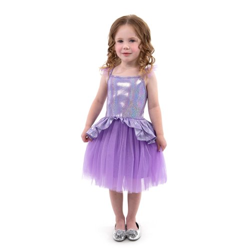 Little Adventures Lilac Tutu Princess Dress Up Costume - Machine Washable Child Pretend Play Dress with No Glitter (2XL 9-11 YEARS)