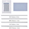 Frienda 16 Pack Ring Sizer Adjuster for Loose Rings Women 4 Sizes Invisible Plastic Rings Sizers with Polishing Cloth