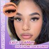 2 Style Lash Clusters Spiky Manga Lashes Cluster and Fluffy Volume Lashes D Curl Wispy Long Thick Eyelash Extensions 10-16mm False Eyelashes by FOINEMYED