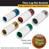 Titan 21092 1/2-Inch Drive x 19mm Non-marring Impact Deep Lug Nut Socket