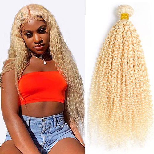 #613 Curly Wave Human Hair 1 Bundles Brazilian Remy Hair Extensions Real Unprocessed Virgin Hair 30 Inch