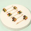 3/6 Pairs Juneteenth Hair Clips for Women African Map Hair Clips Enamel Black Women Power Fist Black Queen Hairpins Juneteenth African Hair Accessories Outfits Party Favors Gifts