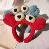 ZHOUMEIWENSP Red Crab claw Headband for Women SPA Skin Care Facial Hair Band Makeup Washing Hair Accessories (Red Crab claw)