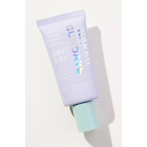 Naked Sundays SPF 50+ CollagenGlow Mineral Perfecting Priming Lotion Sunscreen