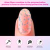 DIDIER LAB - Premium Octagon Fiber Base Coat Gel Nail Polish - Nail Strengthener - nail hardener - For LED UV Lamp - Clear Ridge Filler Base Coat Nail Polish - Soak off Gel Polish - With Vitamins