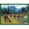 Cobble Hill 1000 Piece Puzzle - Horse Meadow - Sample Poster Included