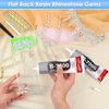 Cludoo B7000 Glue Clear with Precision Tip, 2pcs 130ml / 4.4 Fl Oz B7000 Rhinestone Glue Fabric Glue with Rhinestone Dotting Pen Tool, Wax Pencil, Tweezer, Jewelry Glue for (2PCS,4.4 Fl Oz)