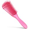 Topisces Detangling Brush for Natural, Curly, Afro 3a to 4c Hair - Suitable for Kinky, Wavy, Coily, Wet, Dry, Oily, Thick or Long Hair (Pink)