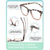 LianSan Bifocal Reading Glasses for Women with Spring Hinge Ladies Stylish Top Clear Blue Light Blocking Readers,12031 B-TTPK 1.50