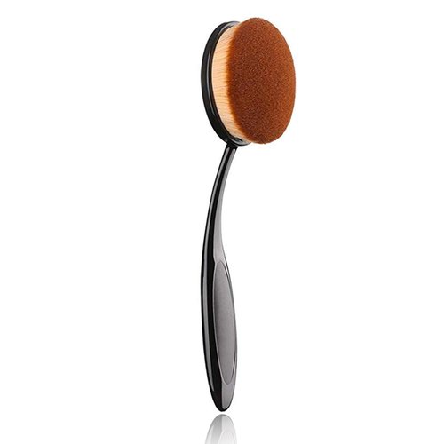 JOSALINAS Oval 1# Makeup Brush Upgraded Fast Flawless Application Toothbrush Foundation Concealer Blusher Liquid Cream Powder Cosmetic Blending Tool 1PC