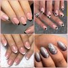 LoveOurHome 288pc Oval Press on Nails Short Fake Nails Tips Acrylic Nails Press ons Nail Short Almond Glue on Nail French Tips Press on Nail Women Girls Artificial False Nail with Adhesive Tabs