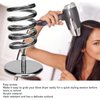 Spiral Countertop Hair Styling Station Spiral Salon Blow Dryer Holder Stand For Bathroom Hair Salon