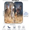 visesunny Barber Cape Horse Animal Polyester Hair Cutting Salon Cape Apron Anti-Static Haircut Water-Resistant Shaving Cloth Beard Shaving Bib Hairdressing Cape