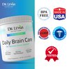 Brain Supplements for Memory and Focus – Dr Lewis Daily Brain Care Powder with Aloe Vera – Plant-Based Nootropic and Energy Supplement for Brain Fog, Mental Clarity, and Immune Support – Powder, 150g