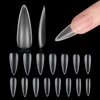 GAOY Medium Stiletto Fake Nail Tips, 360Pcs Matte Soft Gel X Nail Tips, 15 Sizes Full Cover Acrylic False Press on Nails Tips, Nail Extension Tips