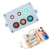 Montessori Busy Board Accessory for Toddlers,Led Light Switch Busy Board Parts Educational Early Education Child Toy DIY Accessory with Screw Interactive Sensory Toy for Toddlers Child Kids