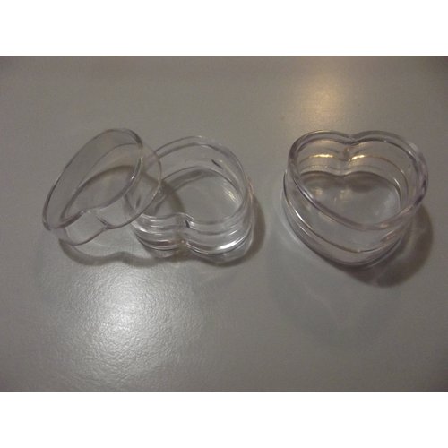 30 Pack 0.2 Oz Lip Balm Star Shape Container Plastic Jar w/Matching Lid