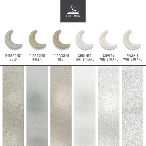 Slice of the Moon | Iridescent Red Natural Mineral Mica Powder, 0.88oz (25g) | for Personal or Professional Use - Cosmetics, Epoxy Resin Projects, Nail Polish, Soaps, Bath Bombs, and Art Projects