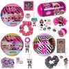 L.O.L. Surprise! 4 Pack Novelty Assortment Balls Value Pack, OMG Birthday, LOL Surprise Dolls Party Favors and Accessories for Girls