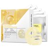 MUQIAN Vitamin C & Turmeric Hydrating Collagen Face Mask Sheet with Honey for Radiant Skin for Lifting, Firming, and Moisturizing 40g x 5ea