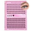 ALICE Natural Lash Clusters C Curl DIY Eyelash Extensions 9-11mm Short Individual Lashes Wispy Lash Extensions Handmade Eyelash Clusters 144 Pcs