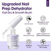 Gellen Nail Dehydrator for Acrylic and Gel Nail Polish Prevent Lifting, 15ml Acid-Free Nail Prep Dehydrator Base Varnish Manicure Bonder Liquid for UV Gel Supplies Set Home Salon Use