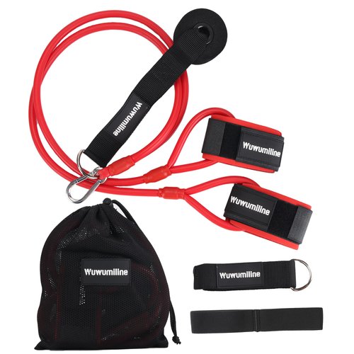 Baseball Softball Resistance Bands with Baseball Swing Trainer Band, Arm Strength Training Equipment Exercise for Flexibility and Throwing Velocity for Pitching Trainer with 5 Accessories(30lbs)