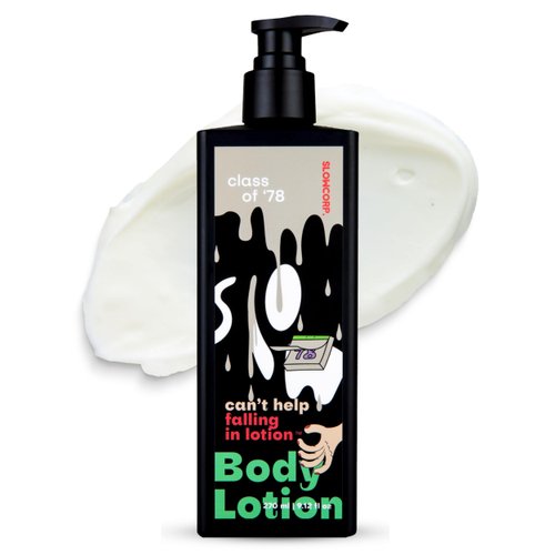 SLOWCORP. Class Of '78 Body Lotion, Daily Moisturizing Body Lotion for Dry Skin, Scented Moisturizer with Natural Hydrating Oils, Nourishing Skincare for Women, Men, and Kids, No Parabens or Sulfates