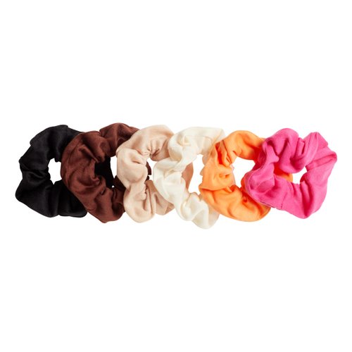 Goody Ouchless Womens Hair Scrunchie - 12 Count, Warm Tones - Suitable for All Hair Types - Pain-Free Hair Accessories for Women Perfect for Long Lasting Braids, Ponytails and More