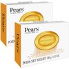 PEARS Soap, Face & Body Soap, Amber – Pure & Gentle Transparent Bar Soap, Moisturizing Glycerin Soap with Natural Oils for Pampered, Glowing Skin, 3.53 Oz (Pack of 2)