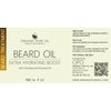 OPO - Organic Beard Oil for Men: 4 oz Sandalwood, Non-GMO, Vegan Facial Hair Conditioner for Fast Growing Beard, Mustache, Eyelash & Eyebrows