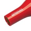 KISS 1875 Watt Pro Tourmaline Ceramic Hair Dryer, Styling Edition, 3 Heat Settings, 2 Speed Settings, Cool Shot Button, 7 Blow Dryer Accessories Included, 2-Year Warranty - Red