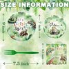 Reptile Party Decorations Set - Fun Reptile Party Plates, Napkins, and Forks for an Exciting Celebration - Disposable Reptile Party Supplies for Birthdays and Events