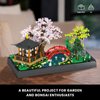 Cherry Blossom Bonsai Tree Micro Building Sets, Creative Japanese Tranquil Garden Building Blocks for Adults, Sakura Flowers and Plants Display for Home Decor, Mother's Day Decorations - 2280PCS