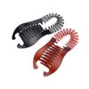 4 Pcs Plastic Banana Hair Clips,Flexible Hair Banana Grips Ponytail Holder Hair Comb Hair Accessories for Women Girls