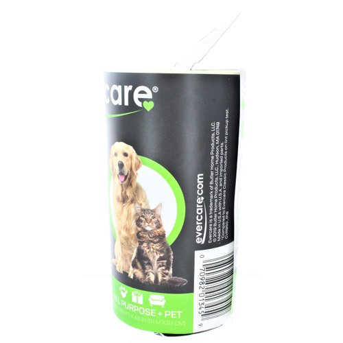Butler Home Products Evercare Giant Pet Hair and Lint Roller Refill, 60 Sheets Roll - Pack of 4