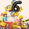 Construction Truck Balloons Construction Birthday Party Supplies Construction Trucks Party Decorations for Boys 6th Birthday Party Construction Tractor Themed Birthday Party Favor