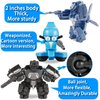 EDPOFUL 7 Pcs Mini Car Robot Toys, 3 Inch 2 in 1 Model Action Figures, Birthday Party Gifts Favors for Boys Age 5-12