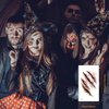 Halloween Wound Horror Fake Bloody Cuts Waterproof Temporary Tattoo Sticker, 20 pcs Body Realistic Face Scar Scab Stitches Halloween Makeup Kit, Fake Cuts for Halloween Masquerade Prank Makeup Props