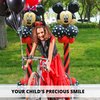 Big Cartoon Girl Mouse Balloon – Foil Birthday Balloon Decorations Giant Foil Animated Mouse Head Kids Theme Party Supplies